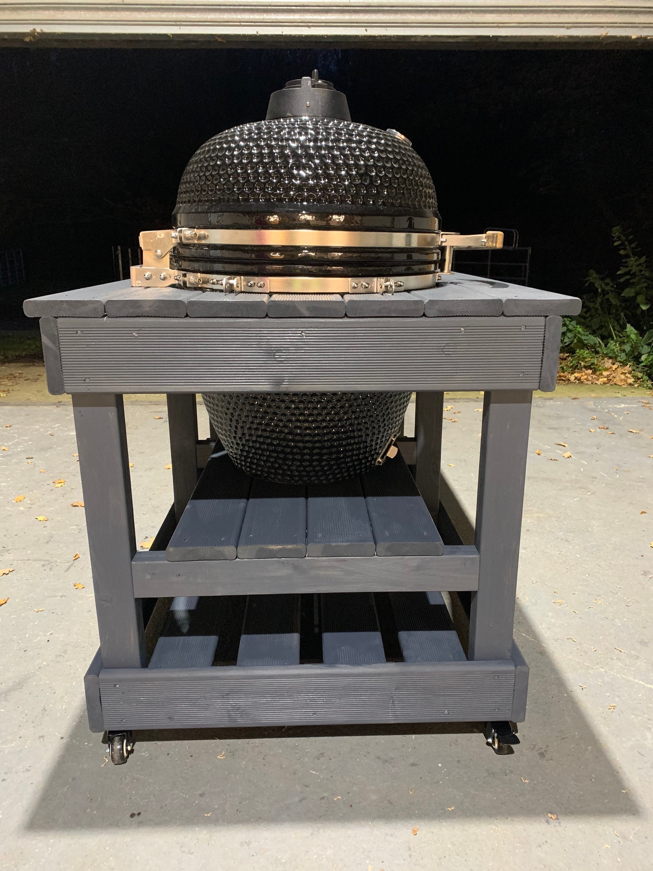 Kamado Grill BBQ Table Etsy UK