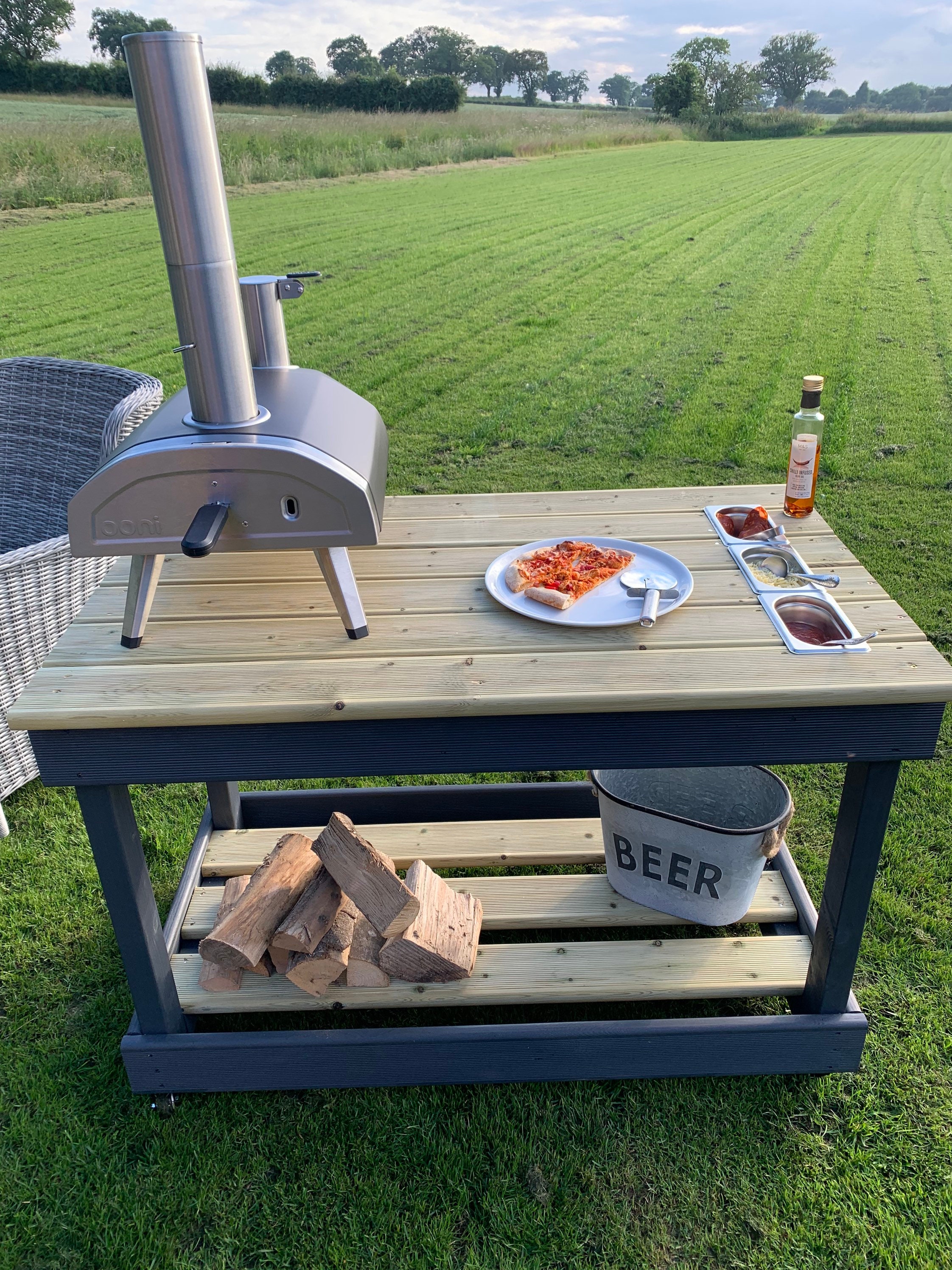 70 Pizza Oven Stand ideas  pizza oven, outdoor kitchen, grill table