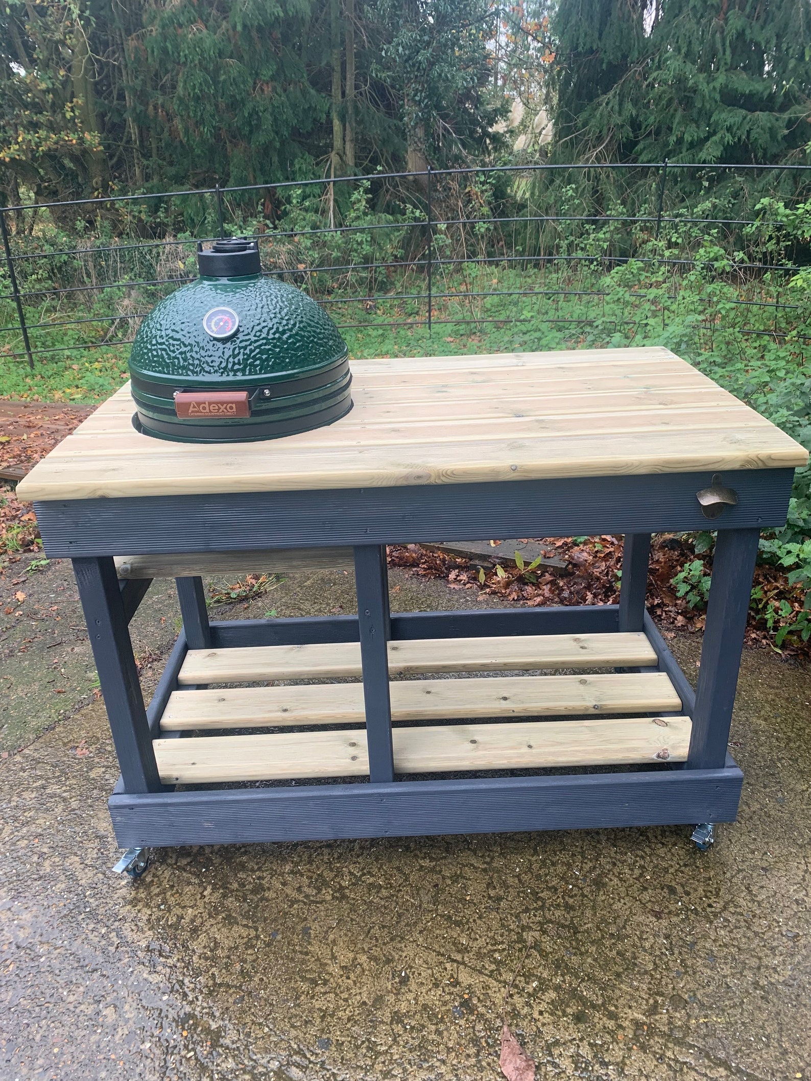 Kamado Grill BBQ Table Etsy UK