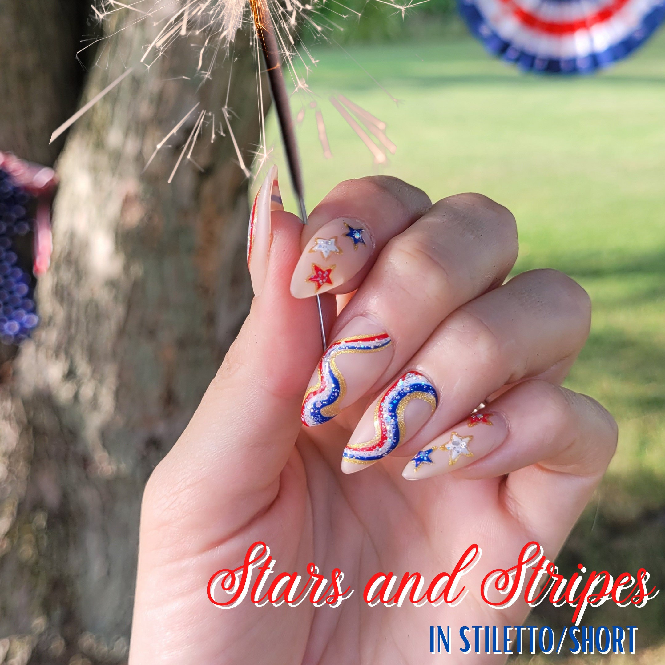 4th of July Nails - Etsy 4th-of-july-nails-etsy