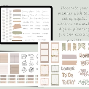 WORK WEEK Goodnotes Stickers | Digital Planner Stickers, Goodnotes ...