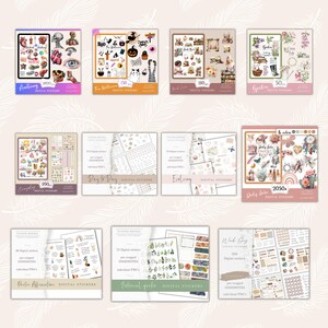 Goodnotes Sticker Bundle | Cute Digital Planner Stickers (PNG) - Etsy