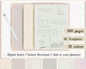 Digital Notebook Templates, Goodnotes Note Templates, Student Notebook, Digital Notebooks, Digital Notes Templates, Note Taking Template