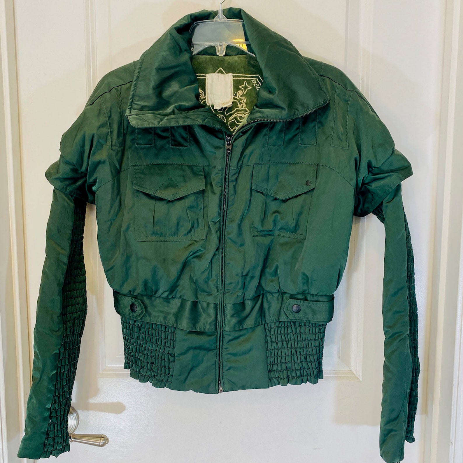 diesel bomber jacket green