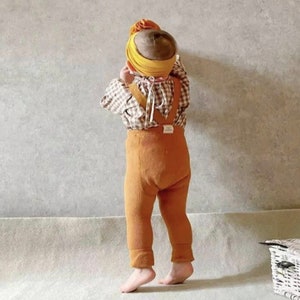 Baby suspender tights / dungarees / dungarees / leggings with straps / Fast shipping from Germany 0 18 months image 1