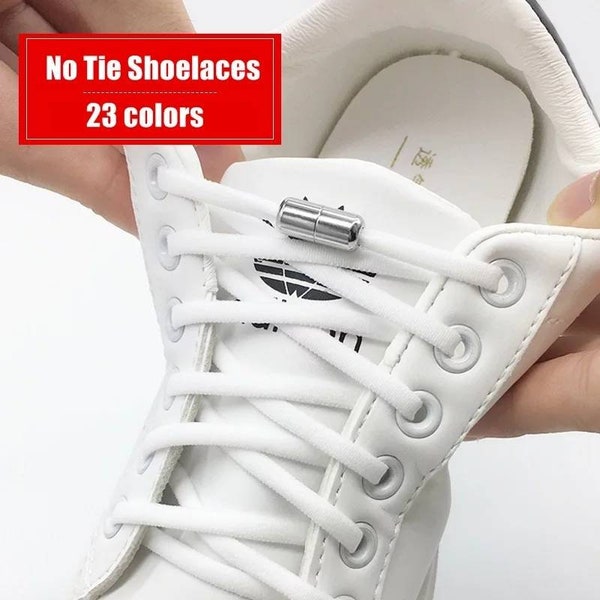 Gummi Schnürsenkel - kein Schuhe binden mehr - ohne zu Binden - elastische Schnürsenkel Männer Frauen Sportschuhe