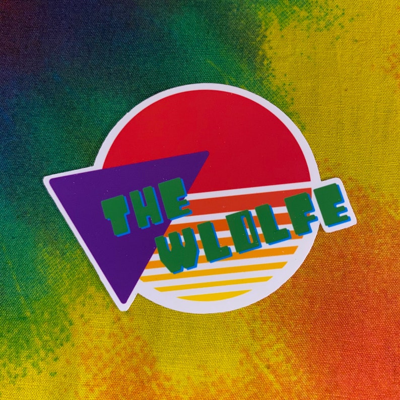 Retro the WLDLFE Logo Sticker Etsy