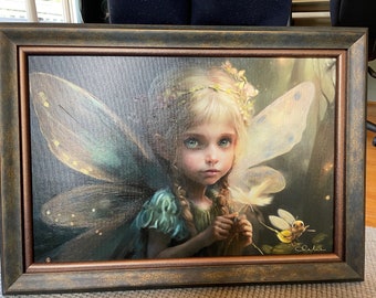 The Fairy Girl Original Painting by Julie Clyde | Original artwork | Painting |