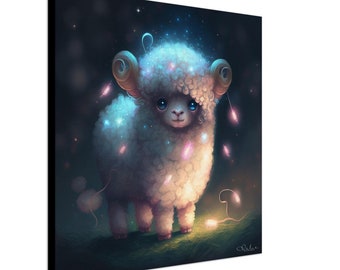 Neon Sheep | Sheep Canvas