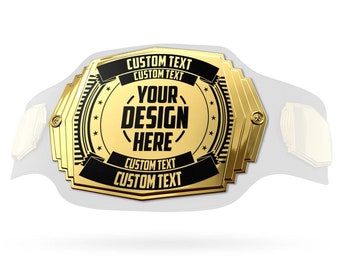 Replacement Front Plate for The Ultimate 6lb Custom Championship Belt