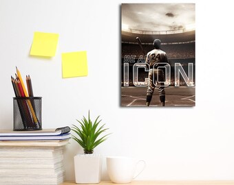 Poster Motivazionale Vintage Con Citazioni Sul Baseball - Targa In Metallo 28x12 Cm Per Decorazione Parete, Garage, Stanza Hobby, Regalo Per Appassionati Di Sport - 3