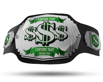 Top Salesperson 6lb Custom Championship Belt | Custom Belt, Award, Corporate Award, Employee of the Month, Personalized Award, Sales