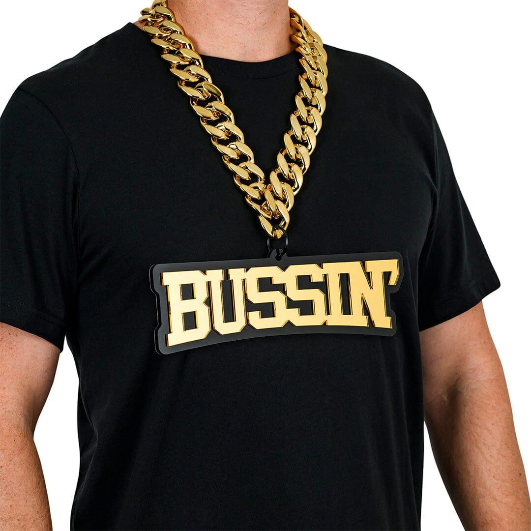 Bussin' Black and Gold Acrylic Chromatic Turnover Chain - Etsy