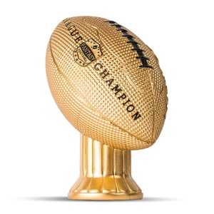 Gold Football League Perpetual Champion Topper Trophy | FFL Award Winner, Sports, Replica Trophy