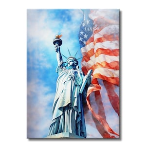 Statue of Liberty Art, Modern NY Art - Metal Wall Art | New York Liberty Wall Art New York Metal Art, Statue of Liberty Art | WallSmack