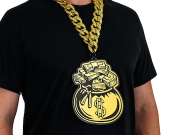 Monopoly Money Bag Acrylic Chromatic Chain