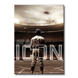 Baseball Art - Icon Series Metal Wall Art - Baseball Player Wall Art - Baseball Decor Art | Baseball Championship Art | WallSmack