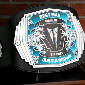 Regal 6lb Custom Championship Belt Fantasy Football | Football Trophy, Custom Belt, Wrestling Belt, Sports, Football, Winner Award