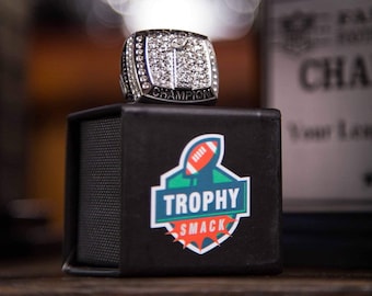 Fantasy Football Champion Ring: Heavy Duty Steel League Winner Award
