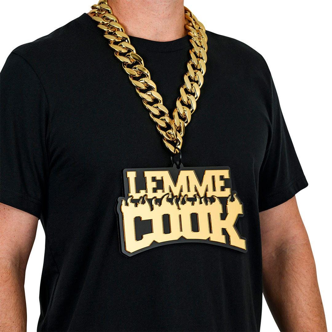 Lemme Cook Black and Gold Acrylic Chromatic Turnover Chain - Etsy