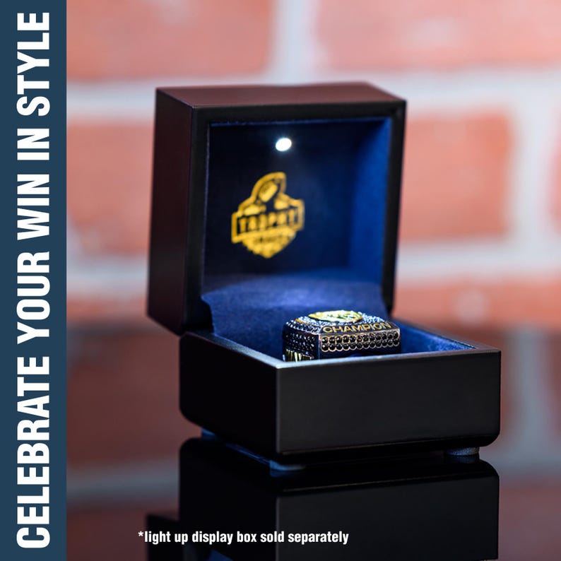 FFL Stunna Ring - Black & Gold | FFL Champion, League Winner Award, Man ...