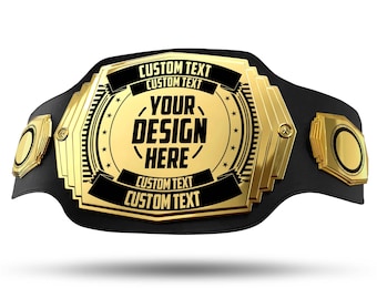Custom Championship Belt, 6lb Heavyweight Title, Personalized Award for Sports, Fantasy League, Office, Unique Gift