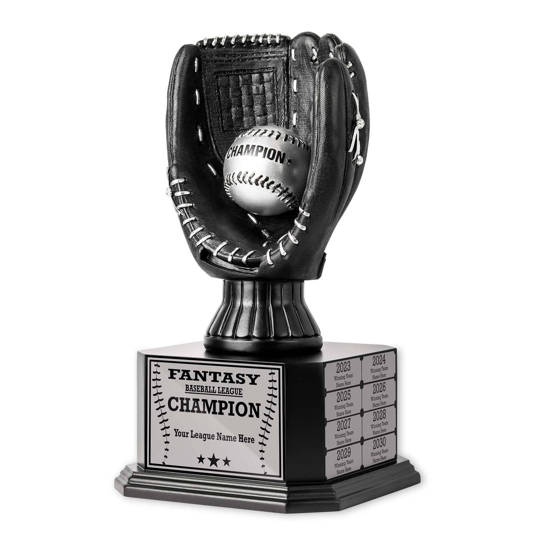 15 Black Baseball Glove Trophy Baseball Trophy, Sports Trophy, Baseball