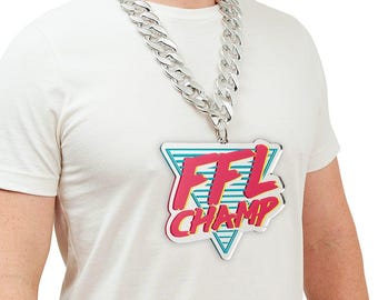 Retro Fantasy Football Champ Chain