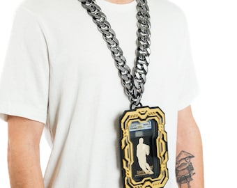 Prism Card Slab Chain: UV Protected Acrylic Display for Graded Cards