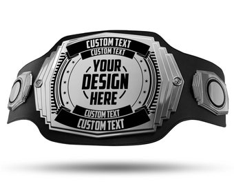 Ultimate Silver Champion 6lb Belt | Personalized Championship, Sports, Sales, Award, Trophy, Wrestling Belt