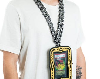 Enchanted Card Slab Display Chain: UV Protected Acrylic