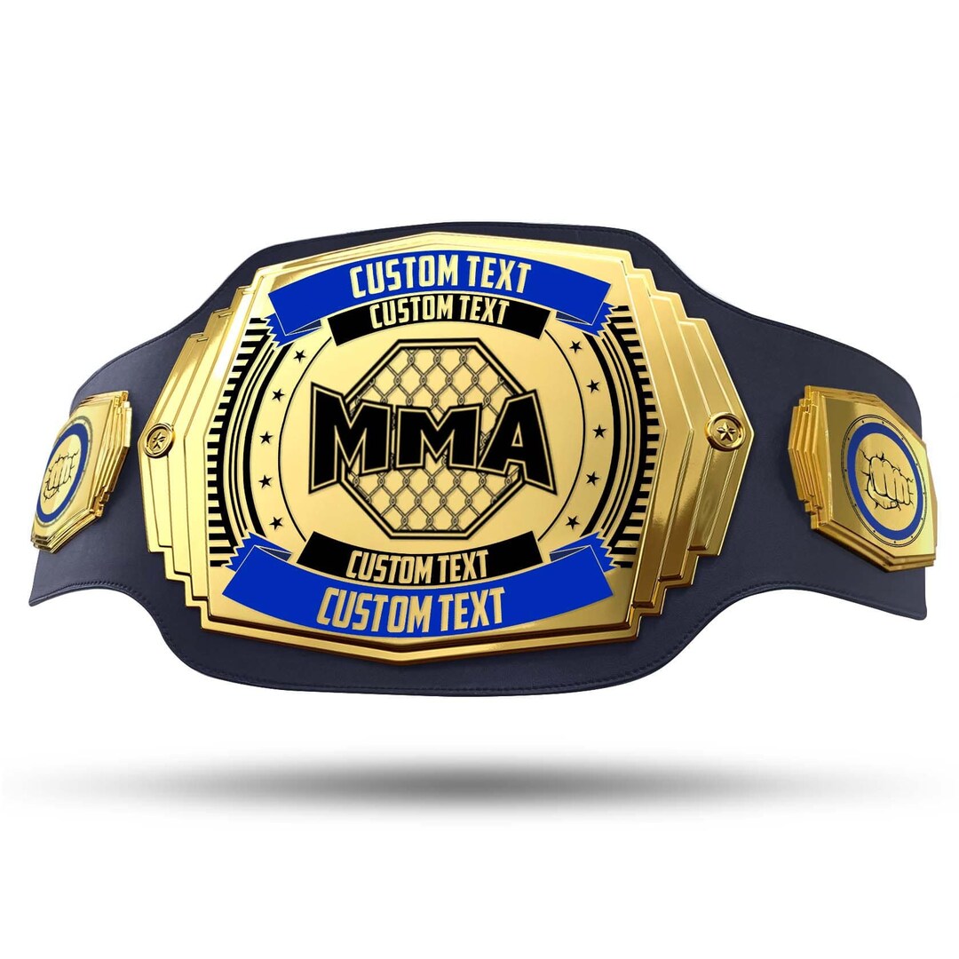 MMA 6lb Custom Championship Belt Boxing, MMA, Fighting, Wresting Belt