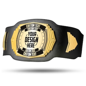 TrophySmack Custom 2lb Championship Belt - Youth Size Title Belt