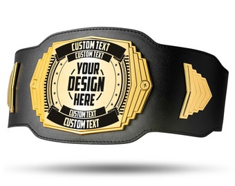 Custom 2lb Championship Belt - Youth Size Title Belt | Youth Sports, Football, Baseball, Soccer, Basketball, Wrestling, Softball, Volleyball