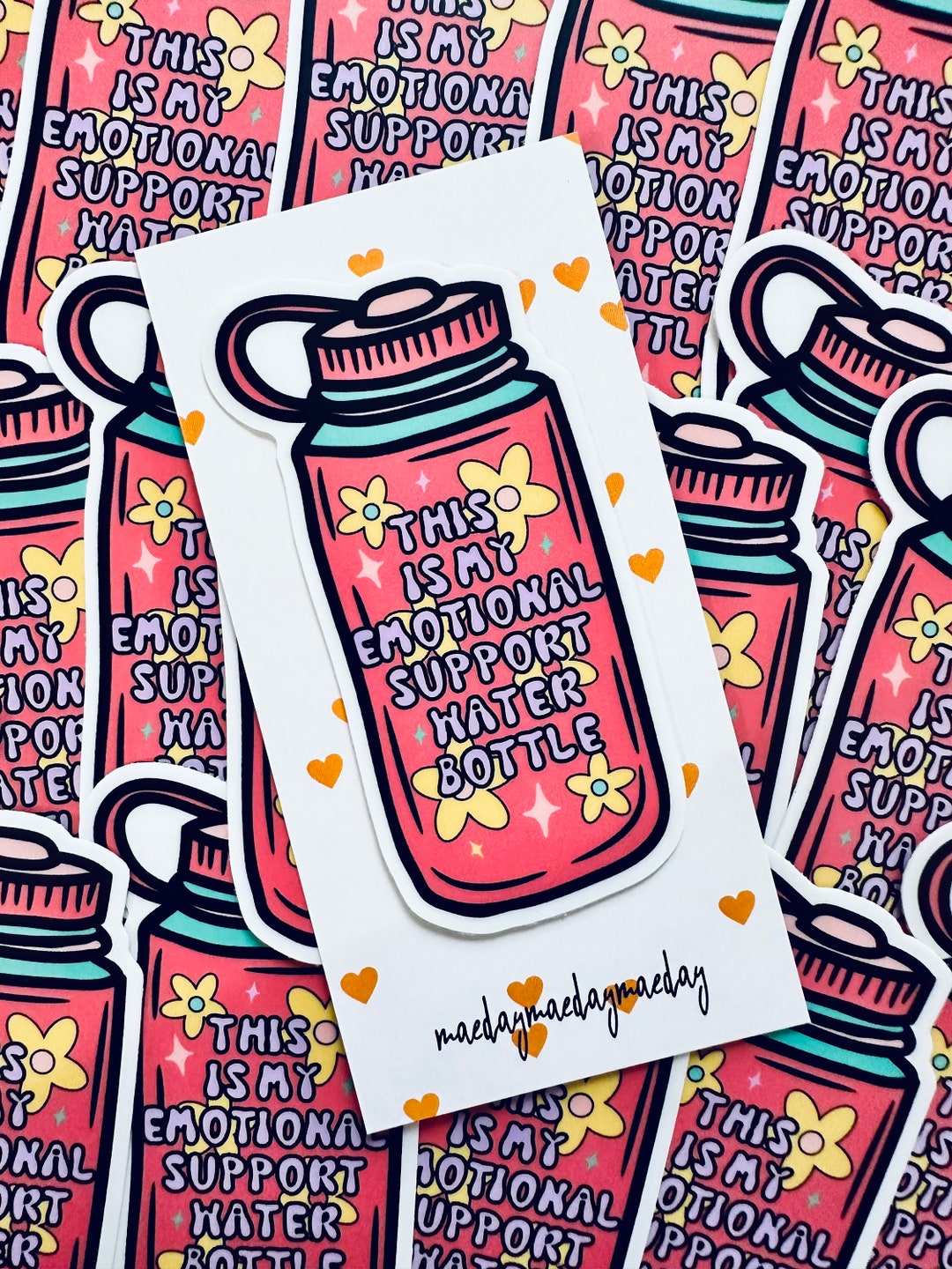 This is My Emotional Support Water Bottle Sticker, Mental Health ...