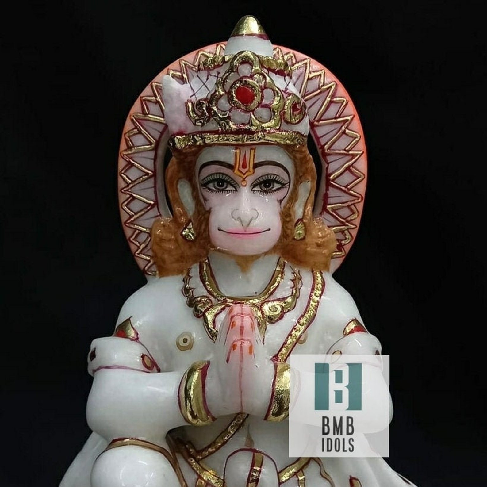 Marble Das Hanuman Statue for Home and Temple Marble Das Etsy