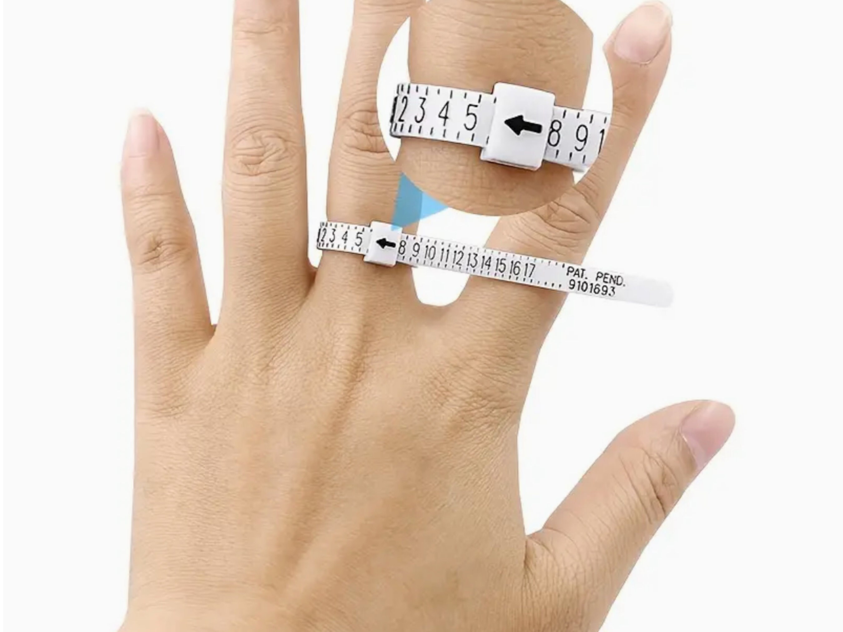 Ring Sizer Disposable Ring Sizer Multi-Sizer Adjustable Finger Gauge  Reusable Ring Sizer Multisizer Ring Measurer