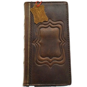 Genuine Leather For Galaxy S20 S21 S22 S23 Ultra s9 Note 8 9 10 20 21 A71 A51 A12 A31 4G 5G Vintage Style Cover Grain Luxury Decorated Diy