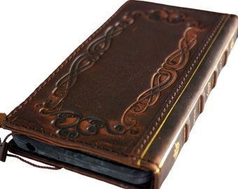 Vintage Book Art Genuine Leather Google Pixel Wallet Case