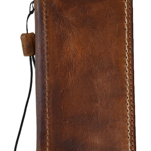 Custodia in vera pelle fatta a mano per Google Pixel 2 3 4 5 5G 4G 6 7 8 9 Fold PRO XL, portafoglio vintage con scomparti per carte di credito, cucito a mano