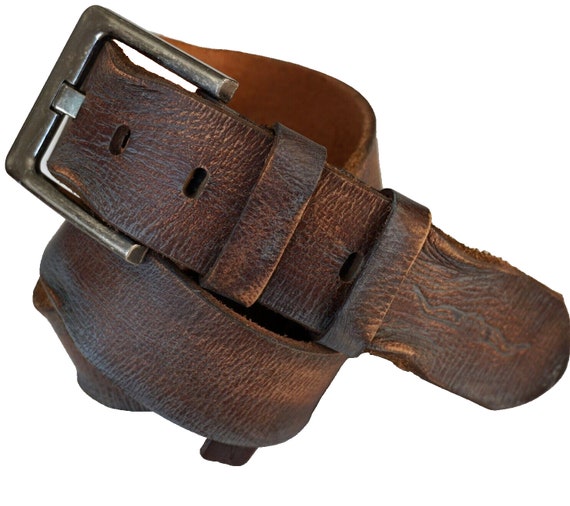 Genuine Casual Waistband Vintage Leather Waist Handmade Belt Genuine Casual Waistband Vintage Leather Waist Handmade Belt