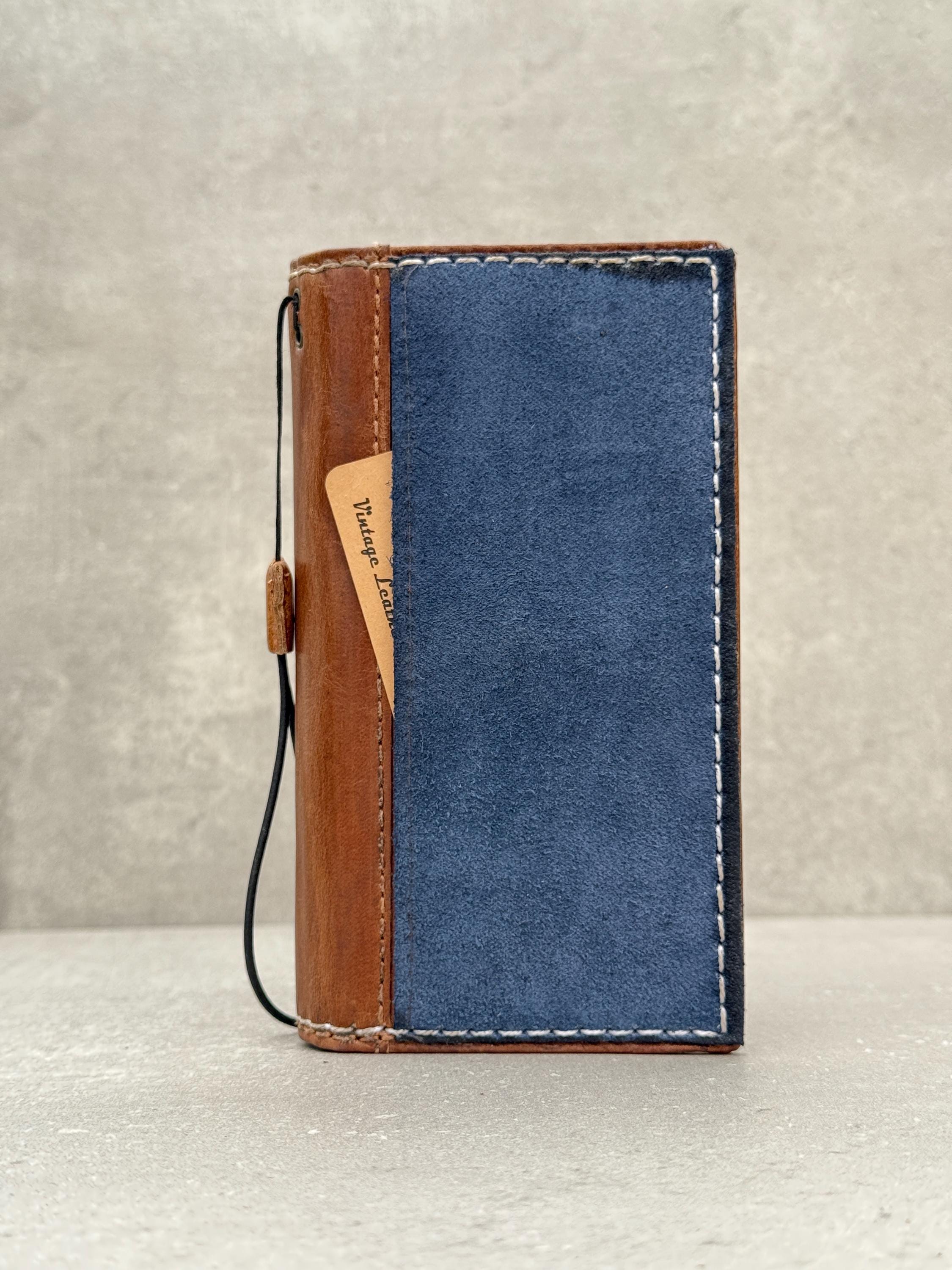 Genuine Leather Case For Google  Pixel 9 Fold 8 7 6 5 4 3 2 XL A PRO Wallet Vintage Card Slots Cover book  Luxury Mini Art Design