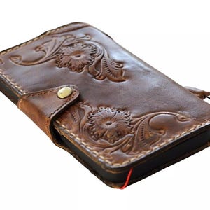 Genuine Leather fo OnePlus 12 12R Case Wallet Handmade Wireless Luxury Handmade stitch