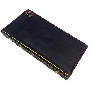Echt Leer Voor Galaxy S20 S21 S22 S23 S24 Ultra FE Note 8 9 10 20 21 A71 A51 A12 A31 4G 5G Case Art Book Bijbel Stijl Davidster