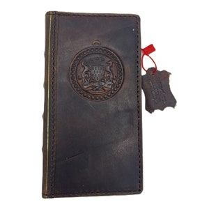 Vera pelle fatta a mano per Galaxy Vivo X Fold 3 Pro Art Wallet Book Stile Bibbia Copertina per carta di credito completamente realizzata a mano