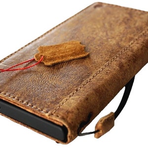 Capa de couro genuíno para Galaxy S21 S22 S23 S24 A53 Ultra FE Note 10 20 Ultra Carteira feita à mão Slots para cartão Design de livro de luxo Carregamento sem fio
