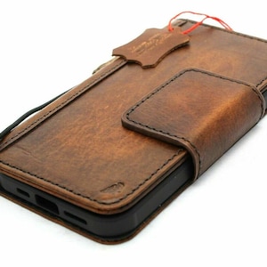 Custodia in vera pelle con portafoglio per Apple iPhone 16 11 12 13 14 15 Pro Max 6 7 8 plus SE 2020 XS MINI Slots Magnetic Book Wallet Cover