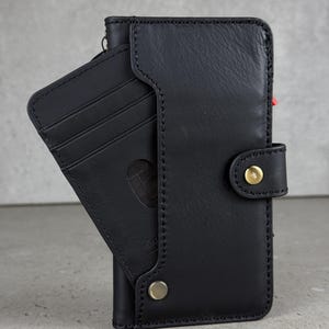 Étui portefeuille en cuir véritable pour Apple iPhone 16 11 12 13 14 15 Pro Max 6 7 8 plus SE 2020 XS MINI Book Style vintage fentes pour cartes de crédit