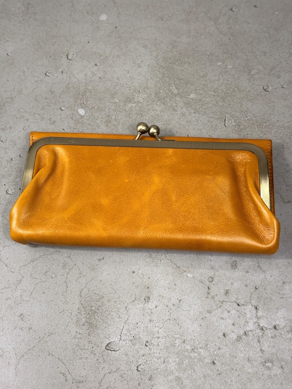 Handmade Leather Kiss Lock Wallet – Vintage Style Card Holder - Etsy
