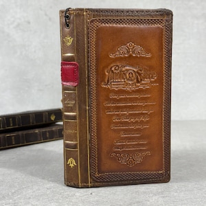 Handmade Leather Wallet Case for Galaxy Z Fold 2/3/4/5/6/7 - Art Design